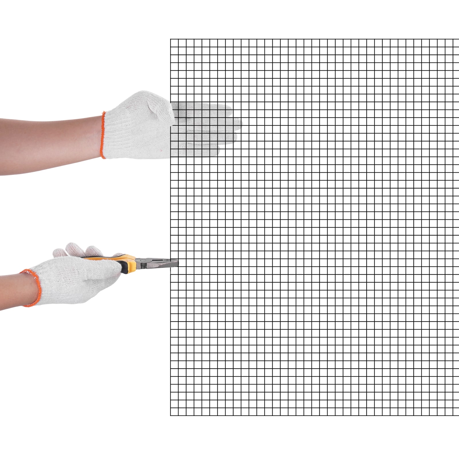 Hardware Cloth 24 In X 50 Ft, 1/2 In 19 Gauge Galvanized Wire Mesh Roll, Weather-Resistant Vinyl Coated Chicken Wire Fencing, Heavy Duty Welded Garden Plant Fencing For Rabbit Cage Snake Fence_maomaolike.com